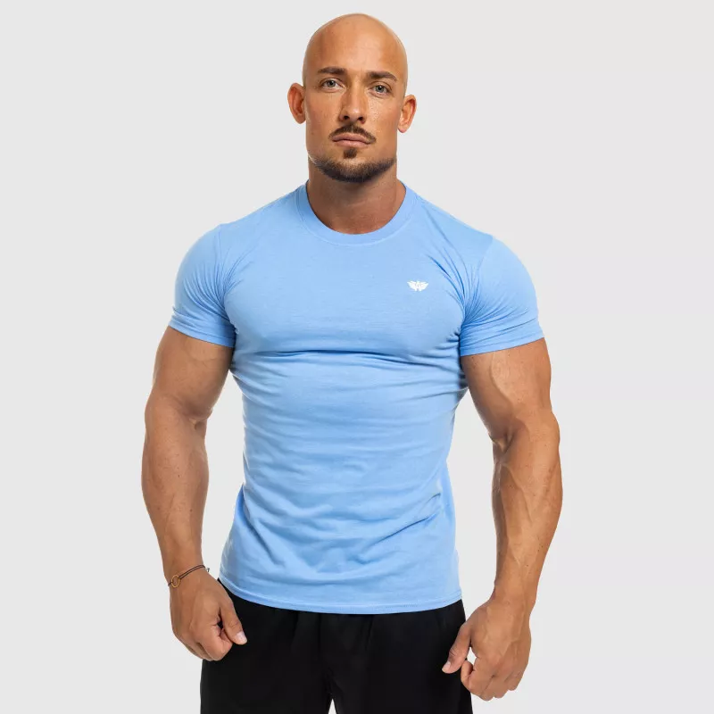 Tricou fitness pentru bărbați Iron Aesthetics Standard, albastru-5