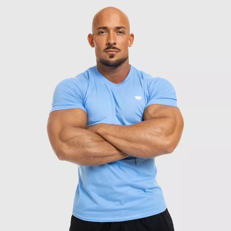 Tricou fitness pentru bărbați Iron Aesthetics Standard, albastru-6