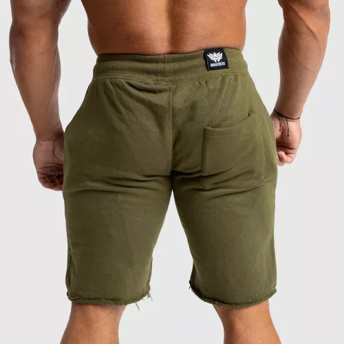 Pantaloni scurți de trening pentru bărbați Iron Aesthetics Force, verde armată