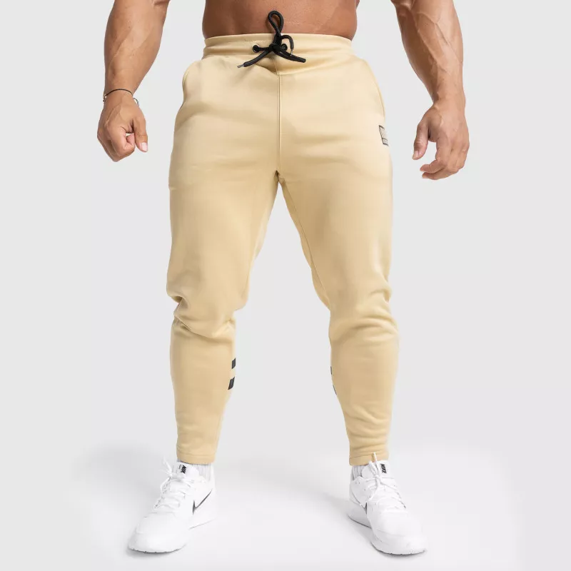 Pantaloni de trening Jogger Iron Aesthetics Boxed, culoarea nisipului-3