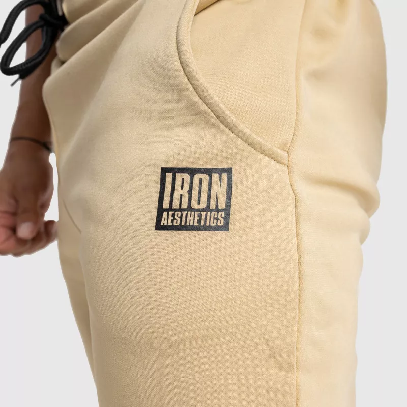 Pantaloni de trening Jogger Iron Aesthetics Boxed, culoarea nisipului-7