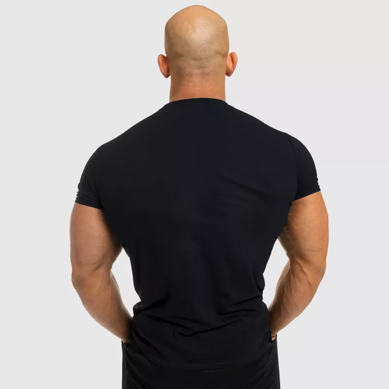 Tricou fitness pentru bărbați Iron Aesthetics Be Stronger, negru-2
