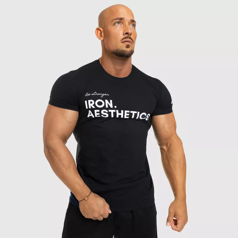 Tricou fitness pentru bărbați Iron Aesthetics Be Stronger, negru-9