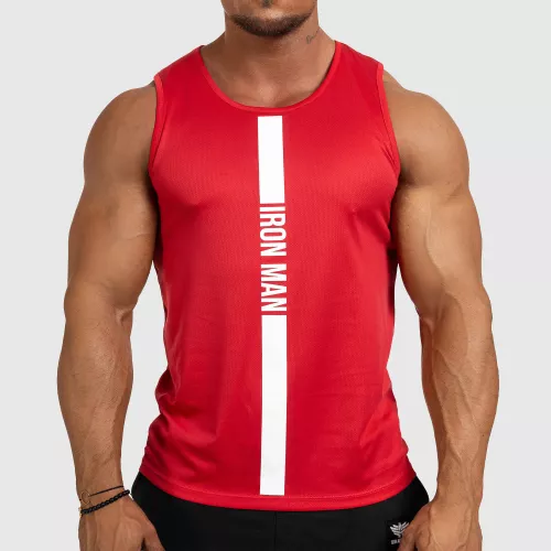 MAIOU fitness pentru bărbați Iron Aesthetics Iron Man, roșu