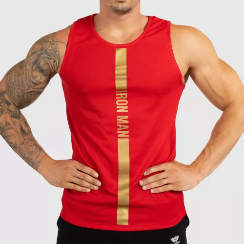 MAIOU fitness pentru bărbați Iron Aesthetics Iron Man, red&gold
