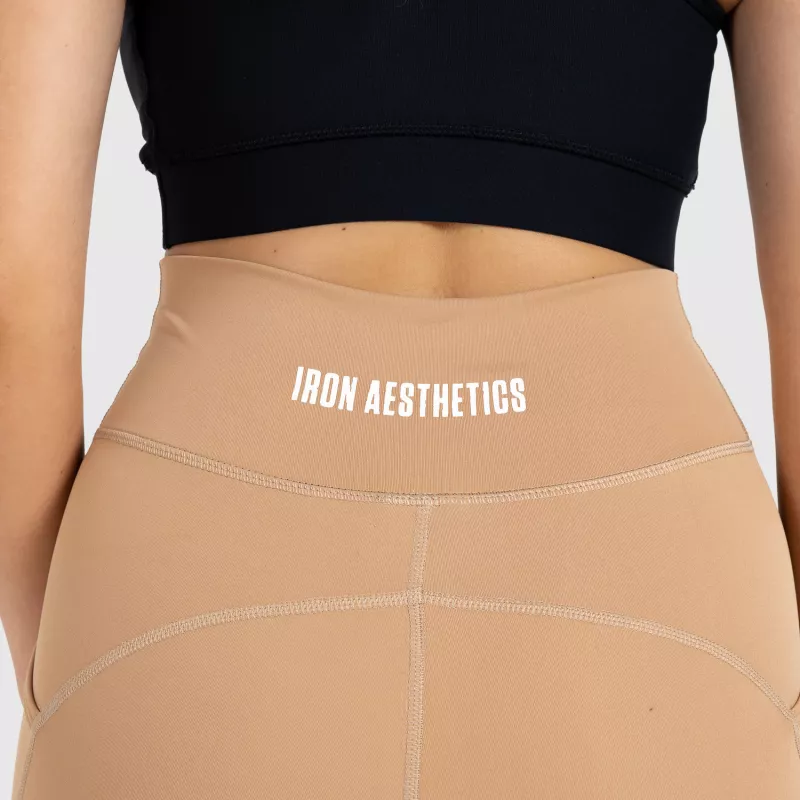 Pantaloni scurţi pentru damă Iron Aesthetics Pocket, bej-11